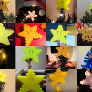 Alternative view of Ukras zvezda za novogodišnju jelku