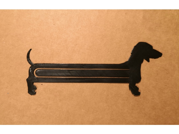 Bookmarker u obliku psa jazavičara - Slika 2