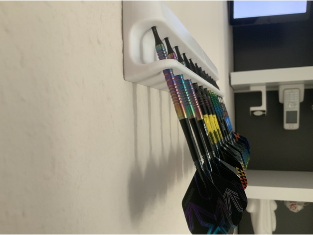 Zidni držač 6 strelica za pikado - Slika 4