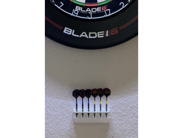 Zidni držač 6 strelica za pikado