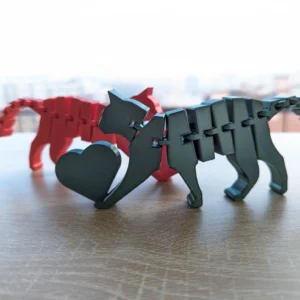 Alternative view of Mačka i srce poklon za Dan zaljubljenih