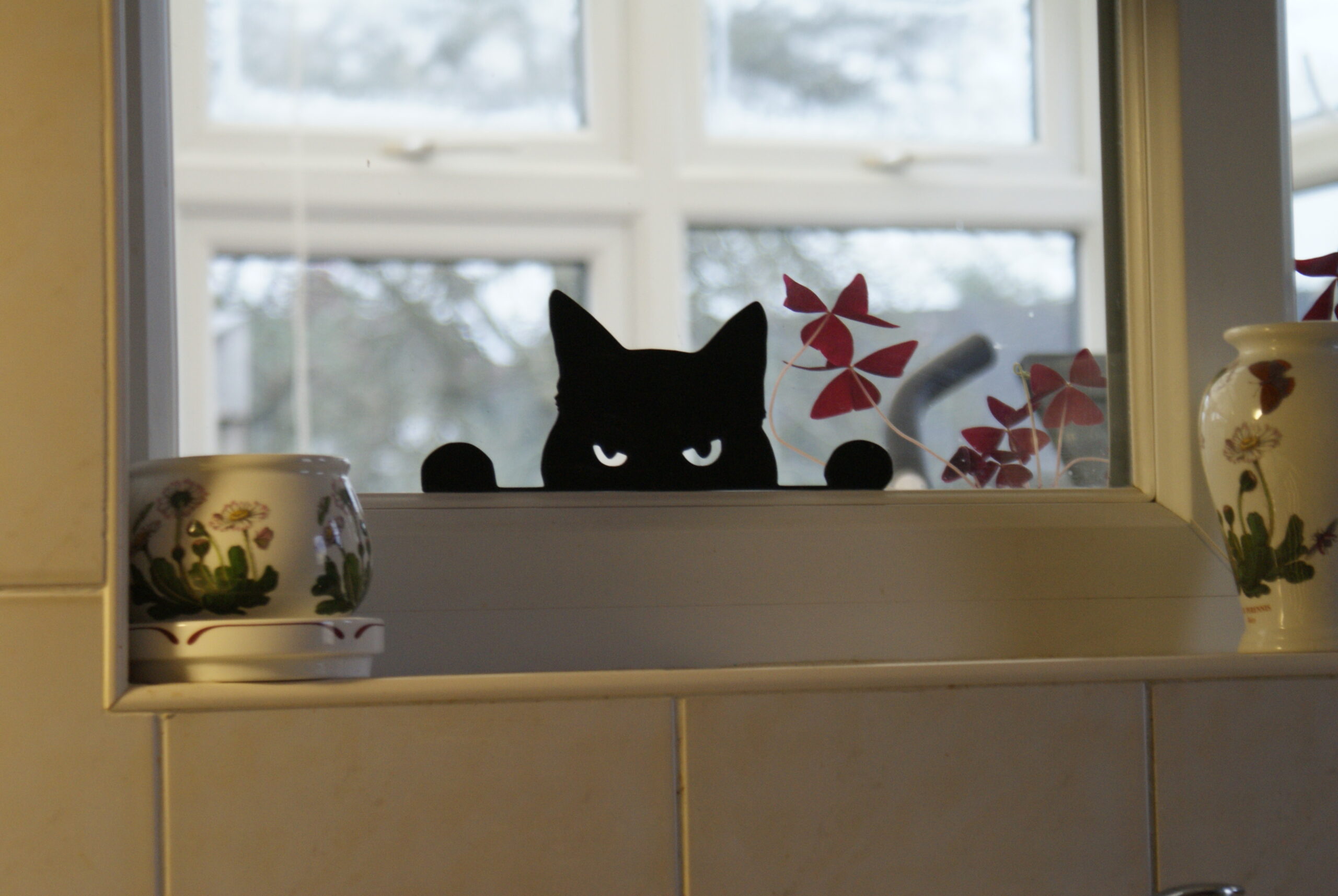 Dekoracija za prozore mačka
