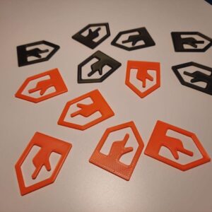 Alternative view of Mali bookmarker x5