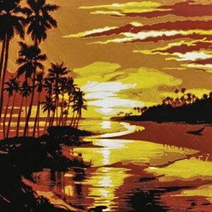 3D slika Zalazak sunca