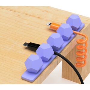 Alternative view of Dekorativni držač kablića na stolu