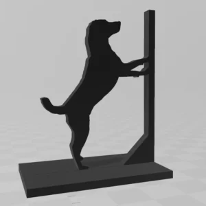 Držač za knjige u obliku psa