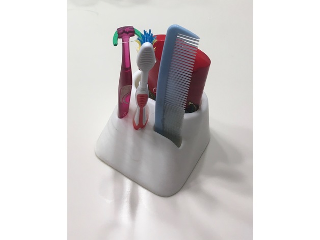 Polica - organizator za pastu i četkice za zube