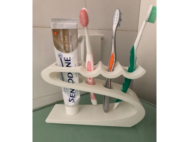 Držač 3 četkice i paste za zube