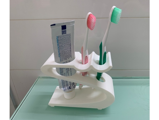 Držač 2 četkice i paste za zube