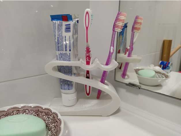 Držač 2 četkice i paste za zube - Slika 3