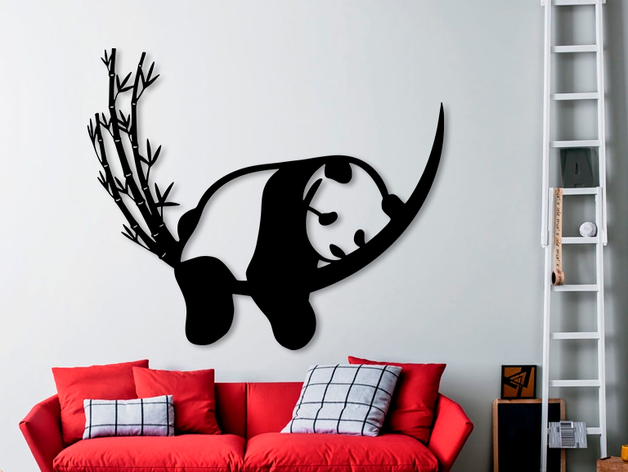 Dekoracija panda koja spava