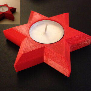Držač malih sveća u obliku zvezde