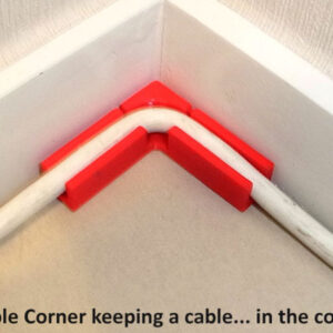 Alternative view of Ugaoni držač internet kablova