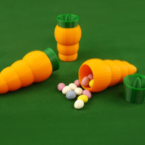 Uskršnji držač bombonica u obliku šargarepe