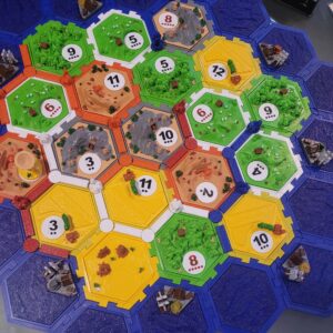 Alternative view of 3D postolje i figurice za društvenu igru CATAN