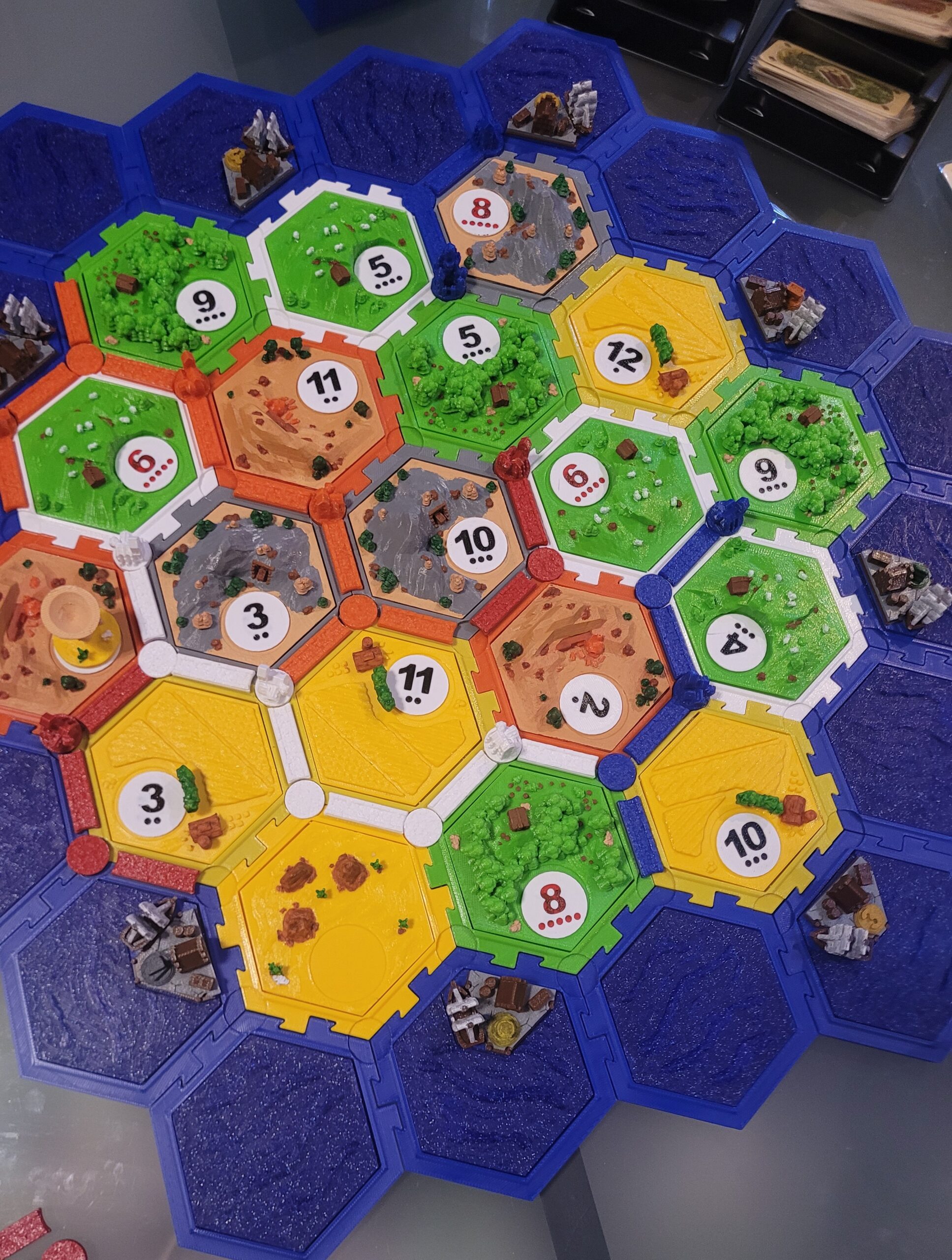 3D postolje i figurice za društvenu igru CATAN - Slika 2