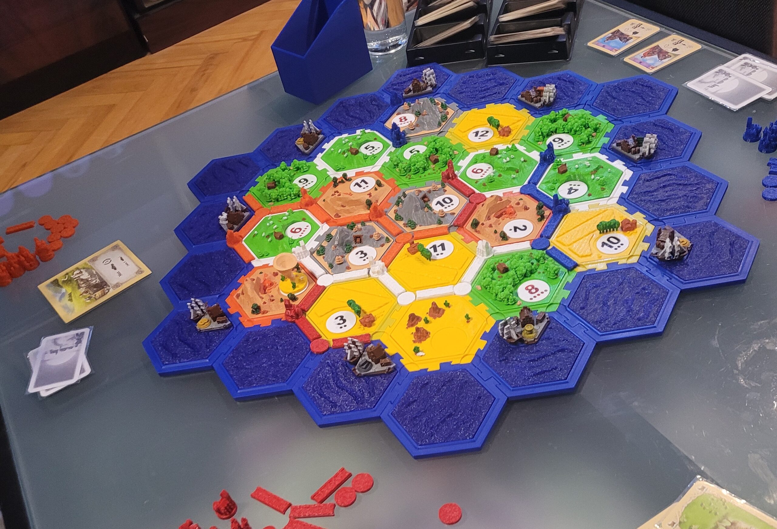 3D postolje i figurice za društvenu igru CATAN - Slika 3