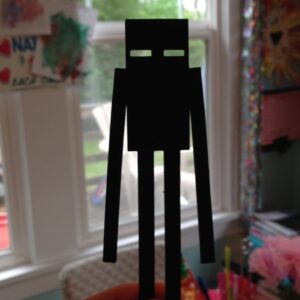 Alternative view of Minecraft Enderman Bookmarker