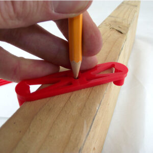 Komplet lenjira za centriranje rupa