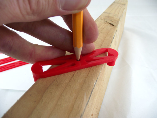 Komplet lenjira za centriranje rupa