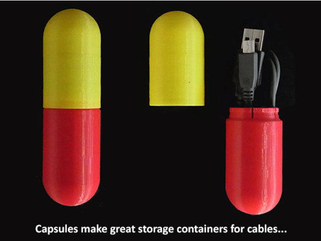 Velike pilule kapsule za skladištenje