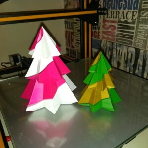 Alternative view of Dvobojna spiralna novogodišnja jelkica