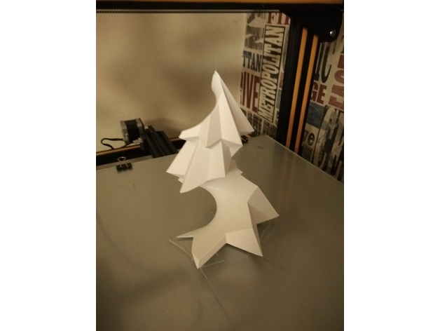 Dvobojna spiralna novogodišnja jelkica - Slika 3