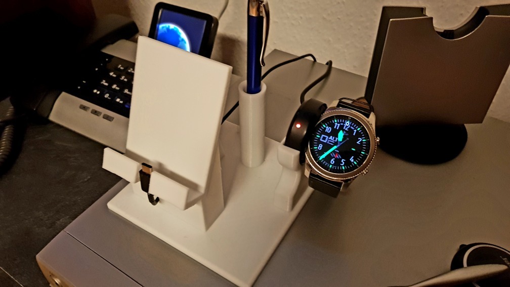 Postolje za telefon, pametni sat i olovku