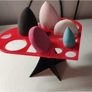 Stalak za sušenje četkica i sunđera za šminkanje