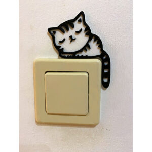 Ukras za prekidače i police u obliku mačke