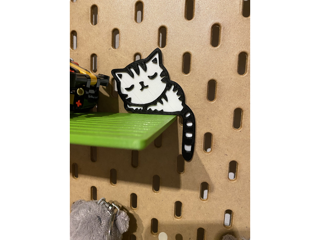 Ukras za prekidače i police u obliku mačke - Slika 3