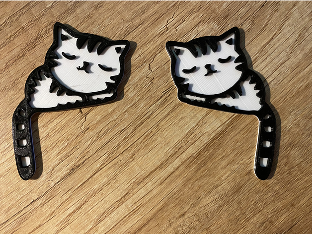 Ukras za prekidače i police u obliku mačke - Slika 2