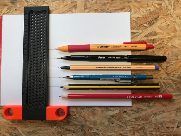 Lenjir za centriranje rupa