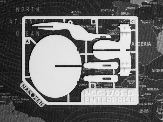 USS Enterprise Zvezdane staze Kit Kartica