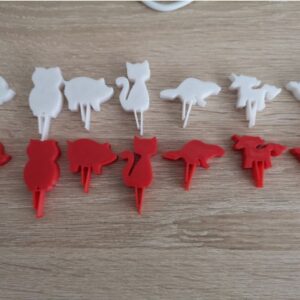 Obeleživači za čaše u obliku životinja