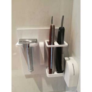 Zidni držač za brijač i britve