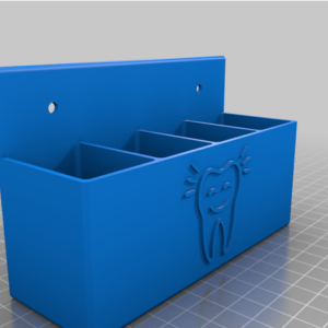 Zidni držač pribora za pranje zuba