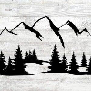 Ukrasna dekoracija šume i planine