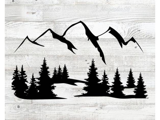 Ukrasna dekoracija šume i planine