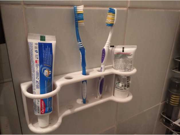 Zidni držač za četkicu i pastu za zube