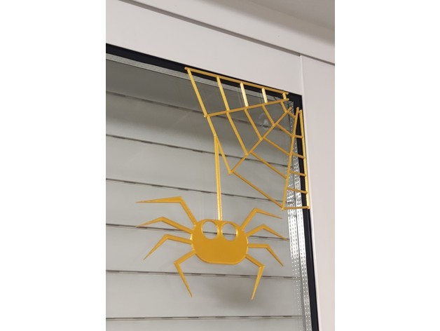 Ukras za prozor - Pauk sa paučinom