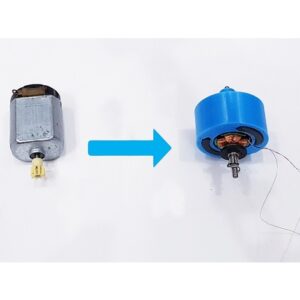 Konverter za pretvaranje običnog malog elektro motora u brushless