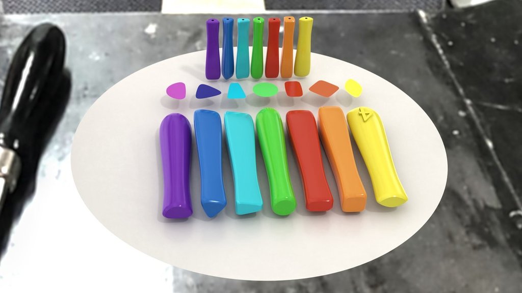 Držač za razne alate (gleto, strug) od plastike - Slika 2