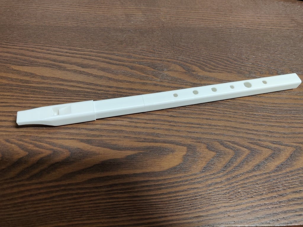 Plastična frula iz 3 dela - Rasklopiva