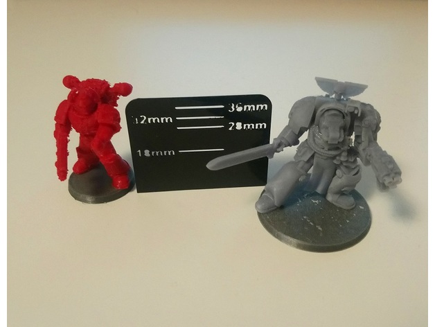 Mali lenjir za merenje figurica - Slika 2