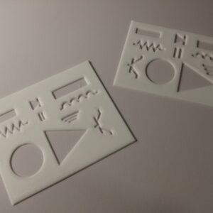 Alternative view of Šabloni za crtanje simbola za štampana kola