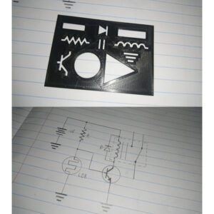 Šabloni za crtanje simbola za štampana kola