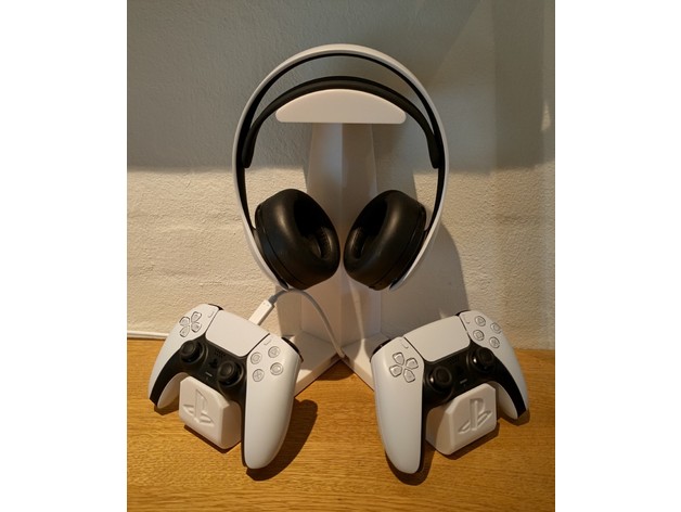 Stalak za PS5 Dual kontroler i za slušalice