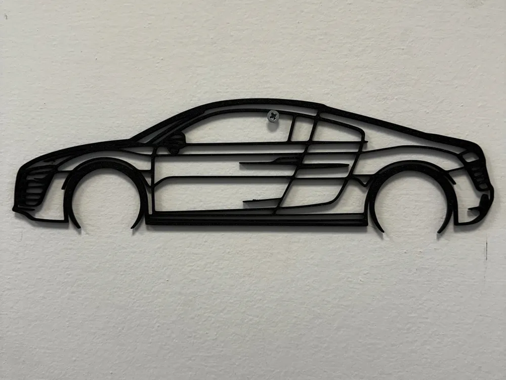 Dekoracija silueta Audi R8