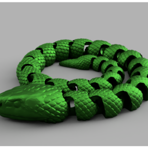 Igračka zmija od plastike